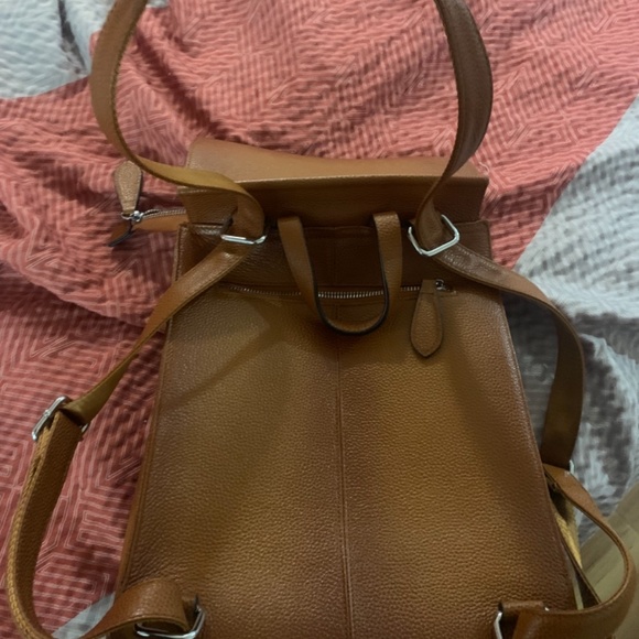 Leather backpack purse main image 5